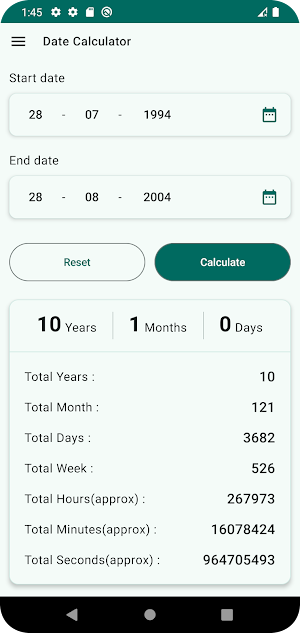 Age Calculator Screenshot 2