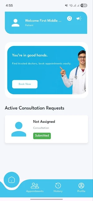 Defence TeleHealth App Screenshot 1