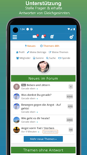 Angst & Panik Forum Psychic.de Screenshot 1