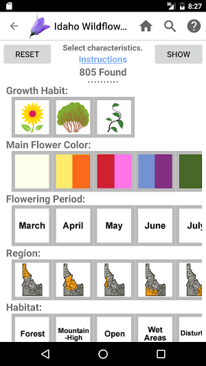 Idaho Wildflowers Screenshot 1