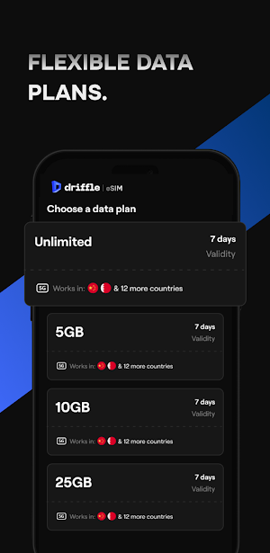 Driffle eSIM: Travel Data Plan Screenshot 2