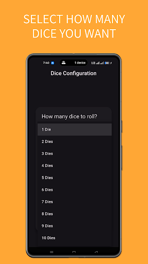 Dice Roller: D&D & RPG Dice Screenshot 1