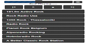 Rock Radio Player Live Music Screenshot 1