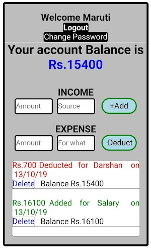 Money Manager Screenshot 0