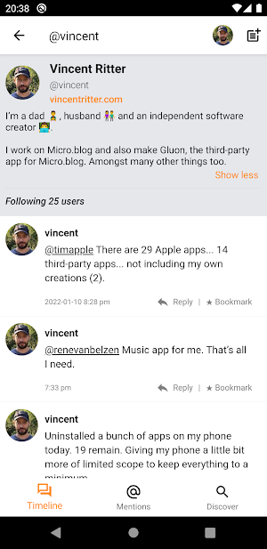 Micro.blog Screenshot 3