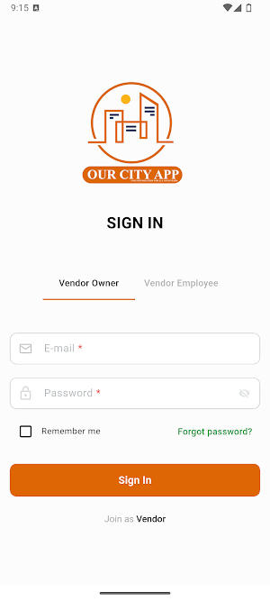 OurCity Vendor Screenshot 0