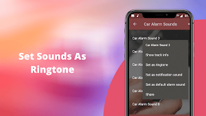 Car Alarm Sounds & Ringtones Screenshot 2