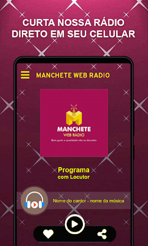 Manchete Web Rádio Screenshot 0