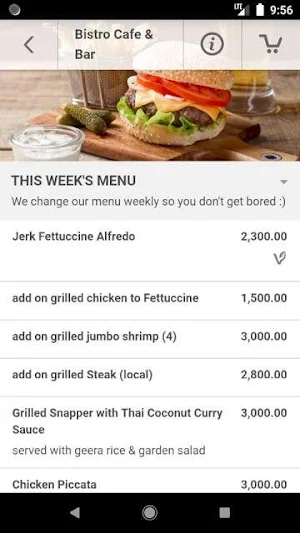 Bistro Cafe & Bar Screenshot 2