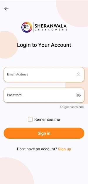 Sheranwala App Screenshot 1