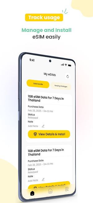Yaalo eSIM: Buy Travel Data Screenshot 3