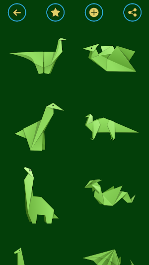 Origami Dinosaurs & Dragons Screenshot 2