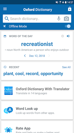 New Oxford American Dictionary Screenshot 2
