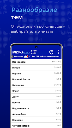 Newsru.co.il (classic) Screenshot 1