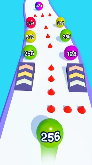 Rolling Ball Run Numbers Games Screenshot 1