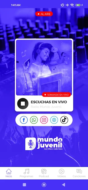 RADIO MUNDO JUVENIL Screenshot 1