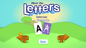 Meet the Letters - Uppercase Flashcards Screenshot 0