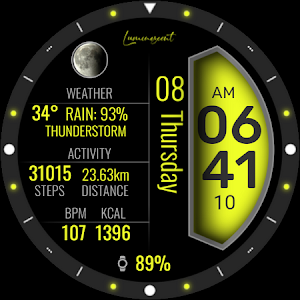 iMDC Luminescent Watch Face Screenshot 0