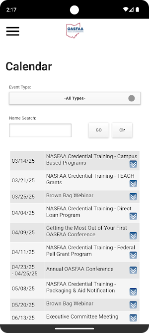 OASFAA Screenshot 1