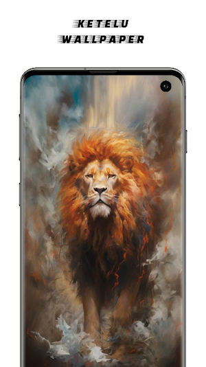 Fire Lion Wallpaper Screenshot 0