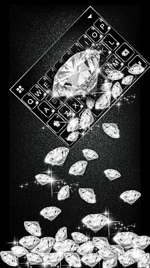 Diamond Live Gravity Keyboard Background Screenshot 0