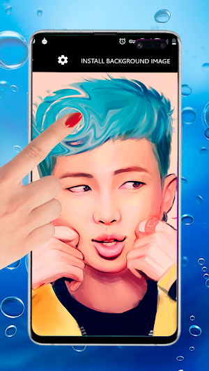 Bts Cute Kpop Idol Music Live Wallpaper Screenshot 0