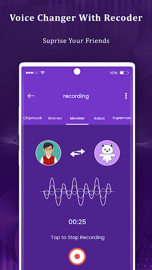 Voice Changer - Audio Effects Screenshot 2