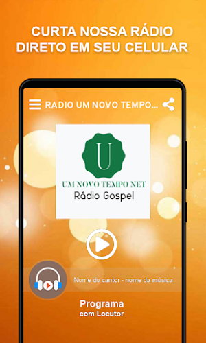 Radio Um Novo Tempo net Screenshot 1