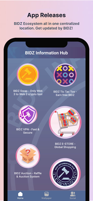 BIDZ Hub Screenshot 1