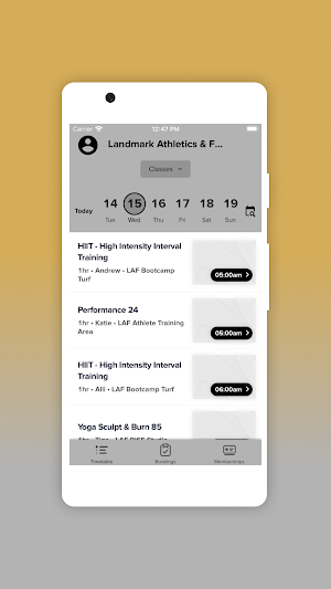 Landmark Athletics & Fitness Screenshot 2