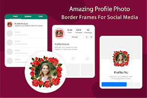 Profile Pic Border Frame Maker Screenshot 1
