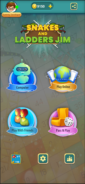 snakes and ladders Jim Game Screenshot 0