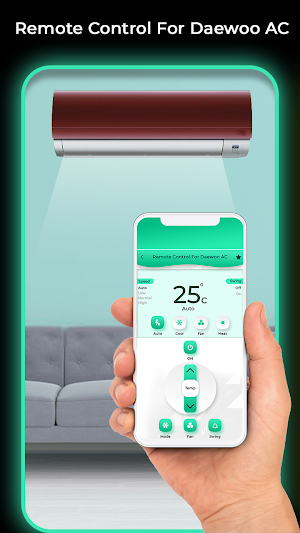 Remote Control For Daewoo AC Screenshot 1