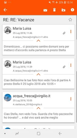 Virgilio Mail - Email App Screenshot 2