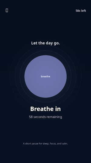 Pause10: Minuteur Respiration Screenshot 1