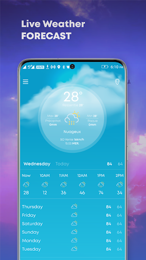Weather Forecast: Live Weather & Radar – iCweather Screenshot 2