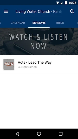 Living Water Church Screenshot 2