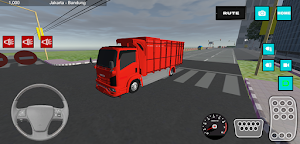 truck simulator antar provinsi Screenshot 2
