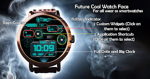 Future Cool Watch Face Screenshot 0