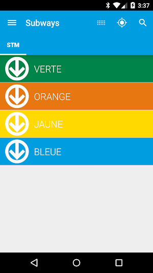 Montreal STM Subway - MonTransit Screenshot 2