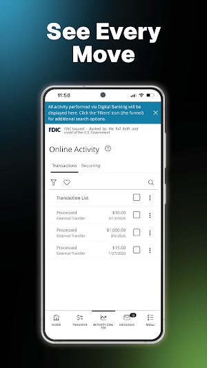 Oloy Bank Mobile App Screenshot 1