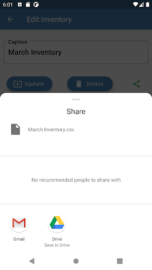 Sahlisoft Stock Take Screenshot 2