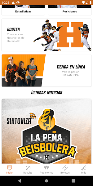Naranjeros de Hermosillo Oficial Screenshot 1
