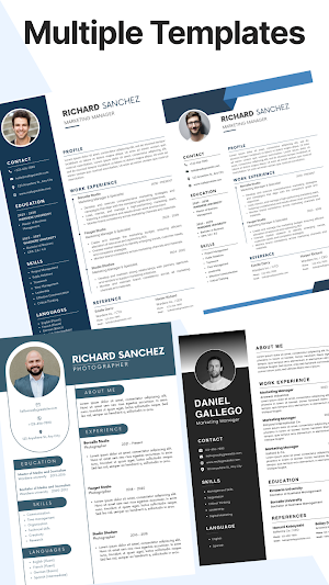 Job Winning Resume: CV Maker Screenshot 1