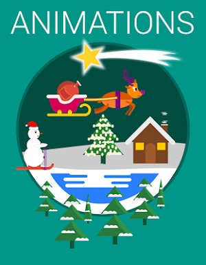 Christmas Watch Face Reborn (by HuskyDev) Screenshot 1