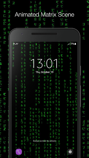 Digital Rain Live Wallpaper Screenshot 2