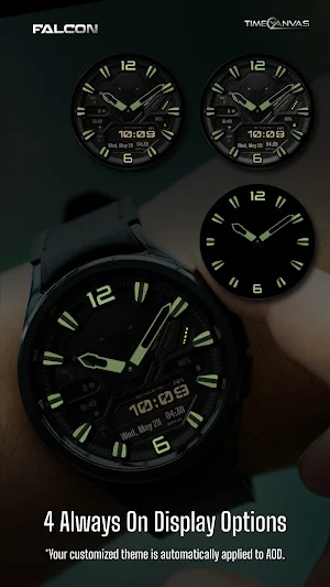 Falcon : Hybrid Watch Face Screenshot 3