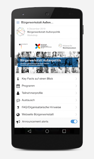 BürgerWerkApp Screenshot 1