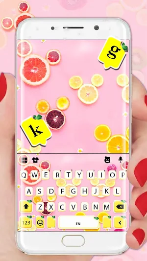 Fruity Messenger Keyboard Theme Screenshot 0