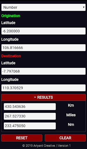 Distances Between Latitude And Longitude Points Screenshot 2